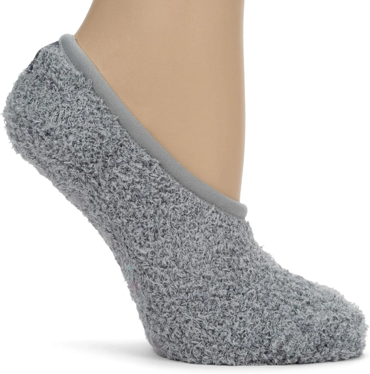World's Softest Super Soft Cozy Footsie Slipper Socks with Grippers - One Size Fits Most