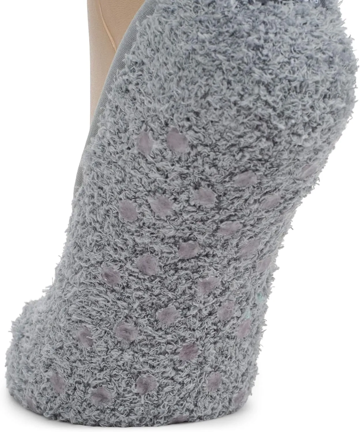 World's Softest Super Soft Cozy Footsie Slipper Socks with Grippers - One Size Fits Most