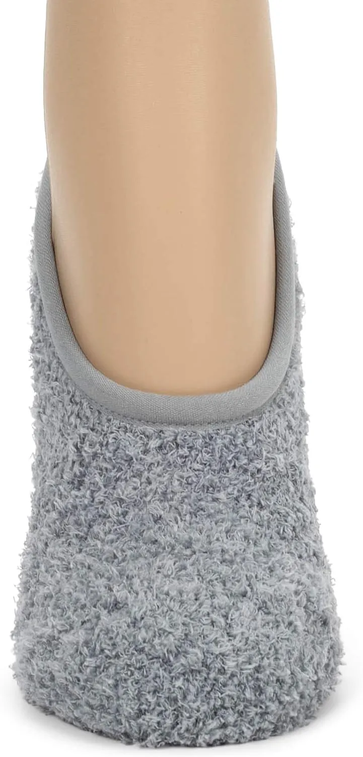 World's Softest Super Soft Cozy Footsie Slipper Socks with Grippers - One Size Fits Most