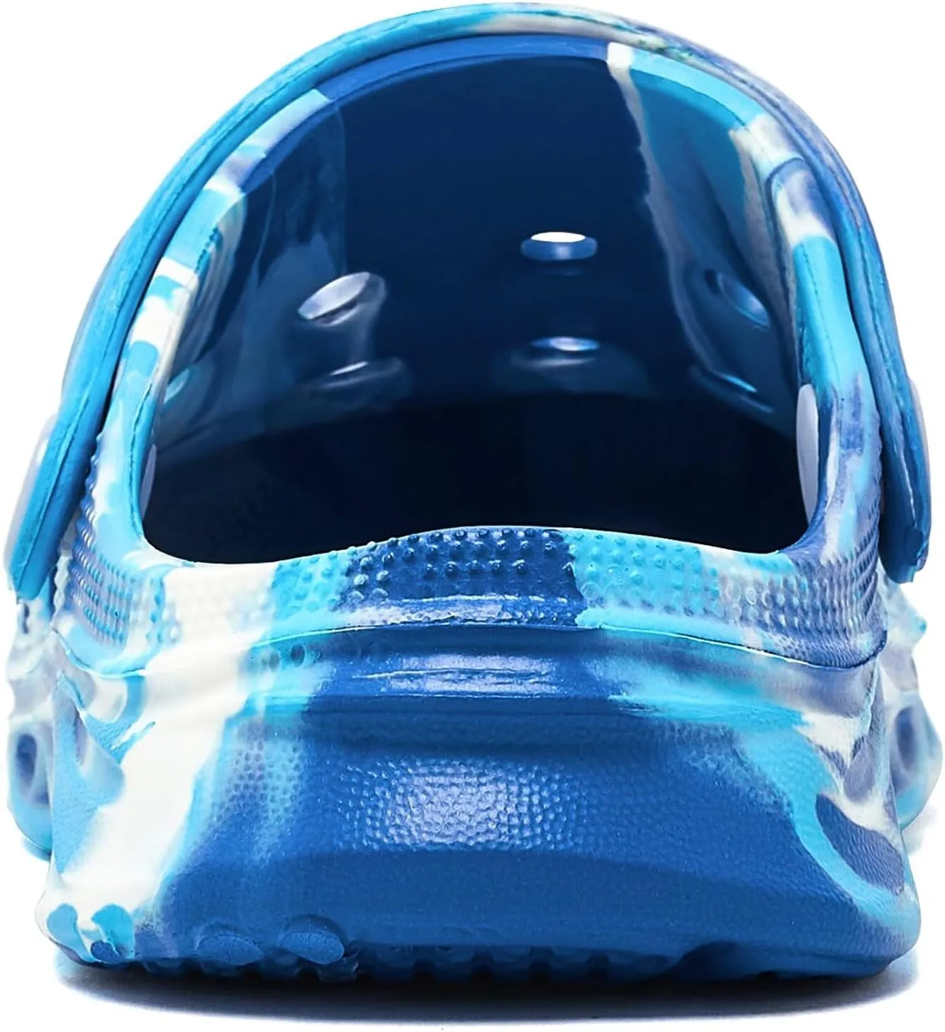 WOUEOI Kid's Tie Dye Clogs Garden Shoes Cartoon Slides Toddler Sandals Beach Slipper Girls Boys