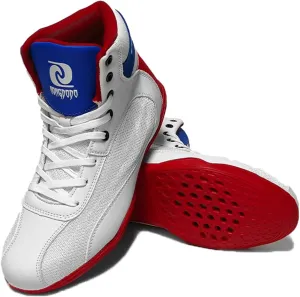 Wrestling Footwear, Pro Boxing Shoes for Men, Breathable MMA Footwear Anti-Slip Durable Sole