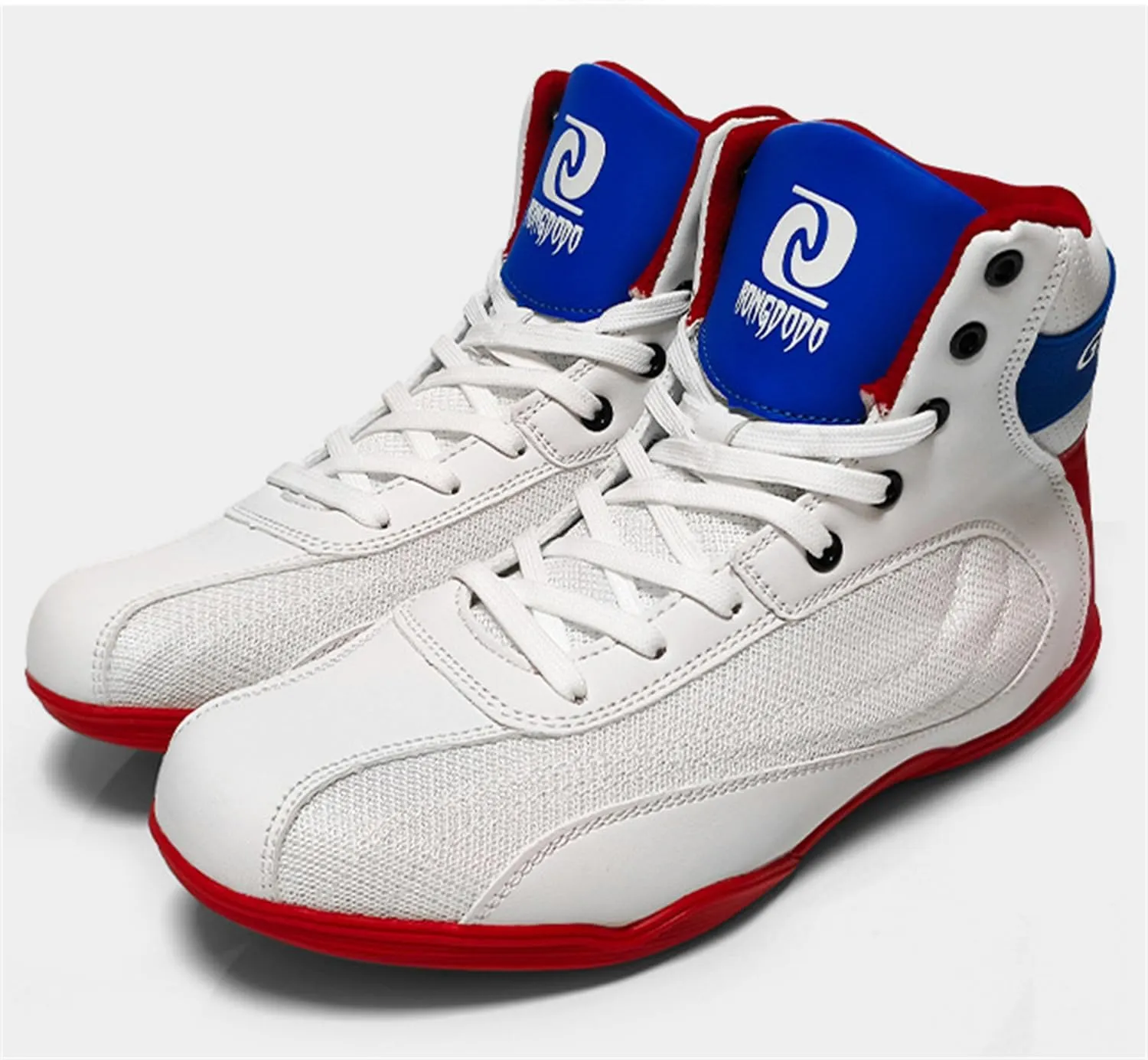 Wrestling Footwear, Pro Boxing Shoes for Men, Breathable MMA Footwear Anti-Slip Durable Sole