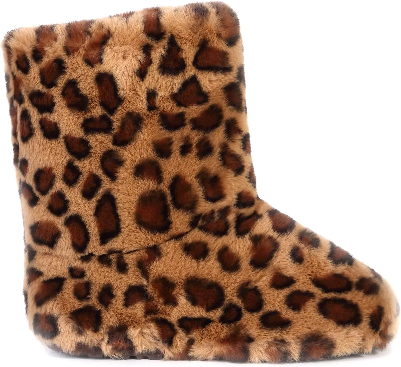 YXCFEWD Fur Boots for Women Winter Fluffy Furry Boots for Girls Flat Heel Snow Boots