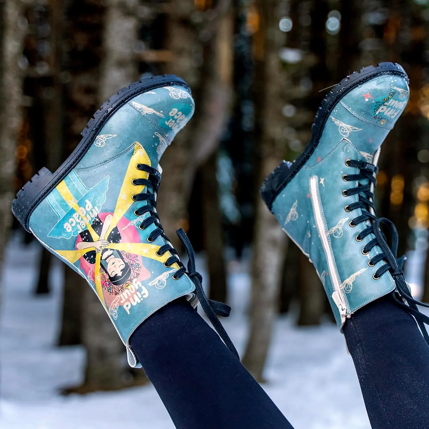 Zipsy Boots for Women - Handmade and Vegan Leather Mid Calf Boots for Women