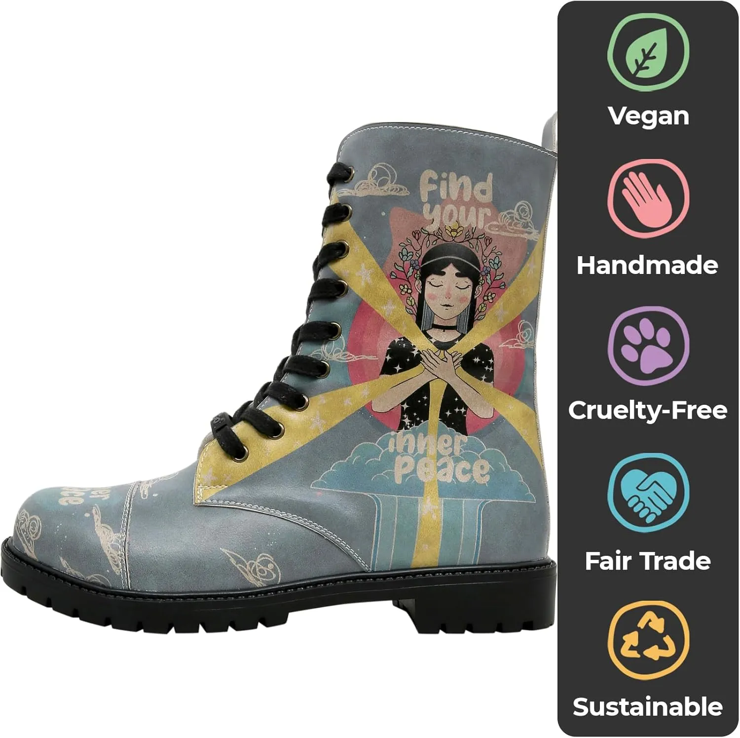 Zipsy Boots for Women - Handmade and Vegan Leather Mid Calf Boots for Women