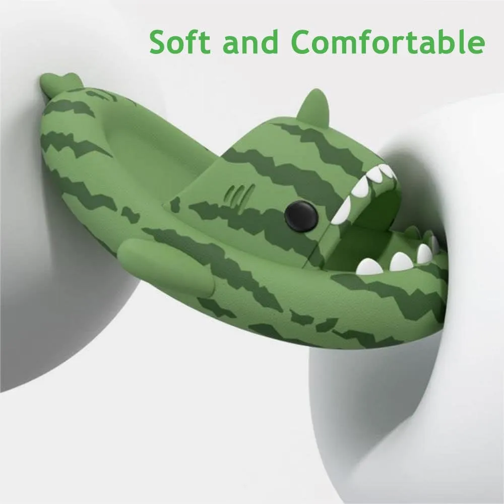 Zureto Unisex Shark Slides, Shark Slides Adult, Cloudy Shark Slides for Men and Women