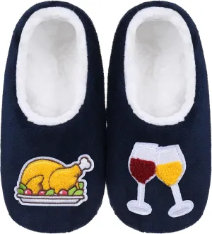 ZYZX Funny Slipper Socks for Women with Grippers Non Slip Winter Warm Soft Cozy House Cute Slippers Fleece Lining Indoor Fuzzy Socks Gifts Slippers